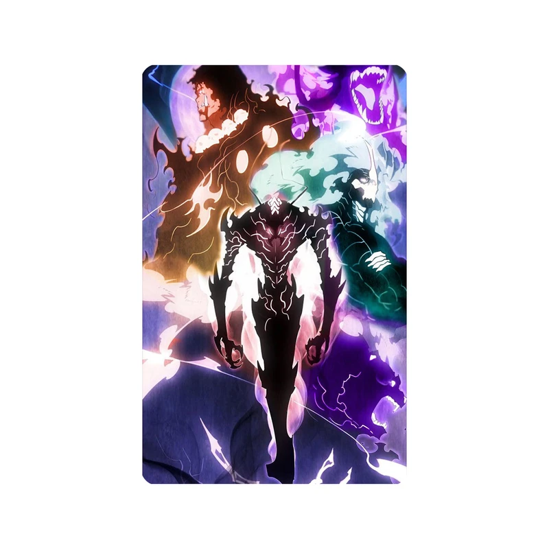 استیکر کارت مدل انیمه طرح سولو لولینگ سونگ جین وو solo leveling sung jin woo کد 5337