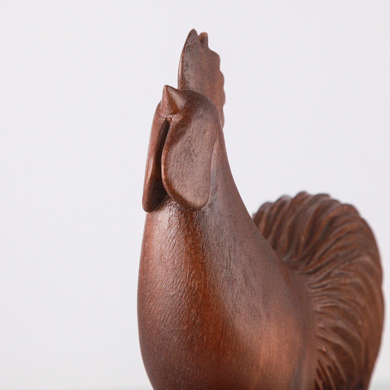 مجسمه چوبی پورشیخ طرح خروس کد 190014