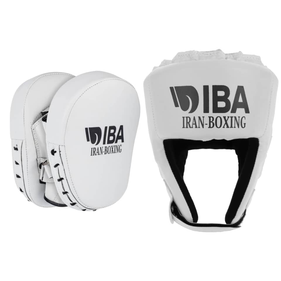 کلاه رزمی مدل aiba pro 2000 به همراه میت رزمی بسته 3 عددی