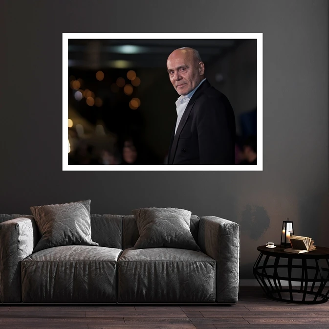 تابلو بکلیت طرح مشاهیر سینمای ایران جمشید هاشم پور مدل قاب شاسی W-s9783