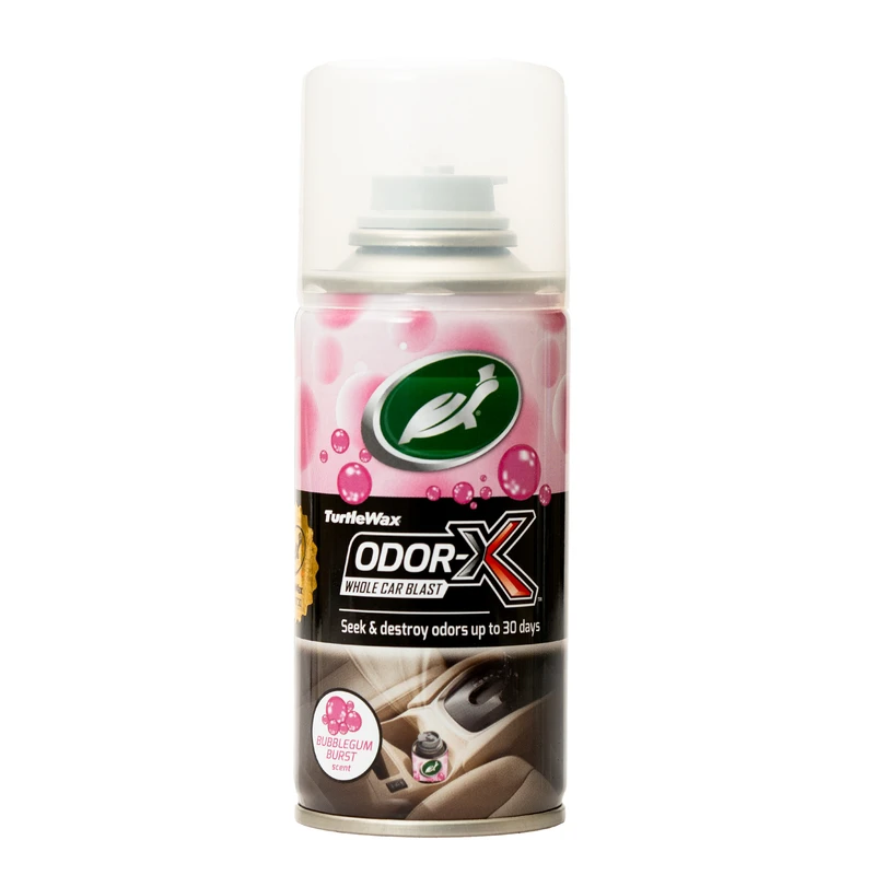 خوشبوکننده خودرو ترتل واکس  مدل ODOR-X  رایحه BUBBLE GUM BRUST حجم 100 میلی لیتر