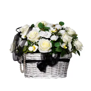 گلدان به همراه گل مصنوعی مدل 053