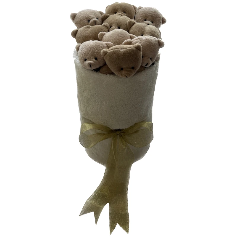 عروسک طرح دسته گل خرسی مدل بوکت تدی ارتفاع 41 سانتی متر