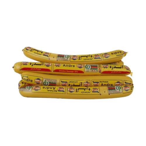 هات داگ هلندی 27.5 درصد گوشت مرغ آندره - 1 کیلوگرم 