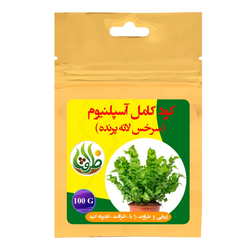 کود کامل تقویتی آسپلنیوم ظرافت مدل KO21826 وزن 100 گرم