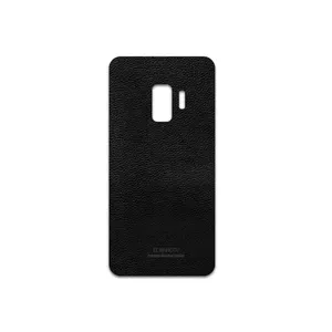 MAHOOT Black-Leather Cover Sticker for Samsung Galaxy S9