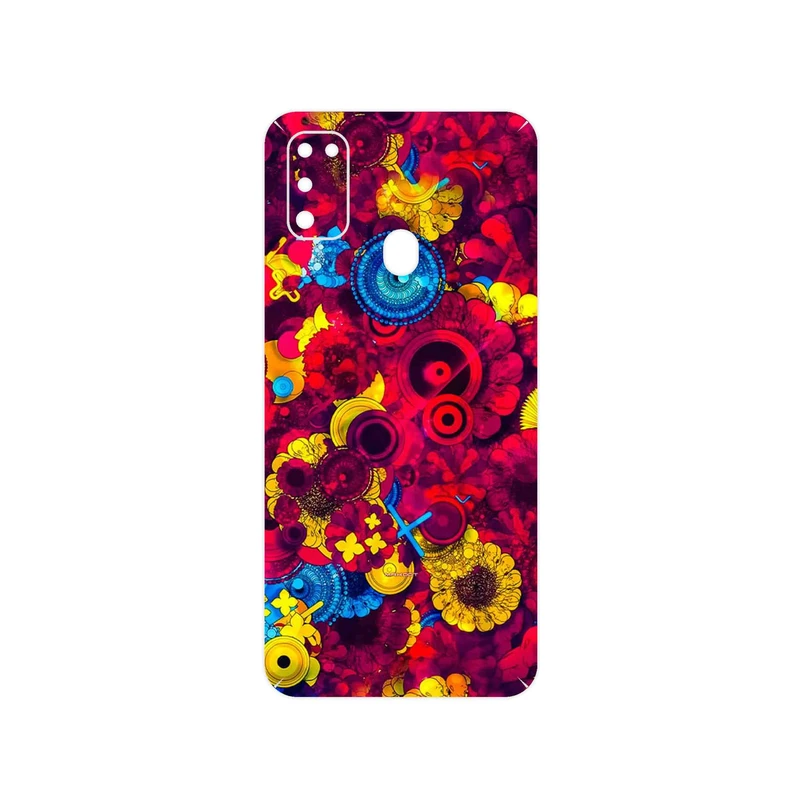 برچسب پوششی ماهوت مدل Vector Flower Garden Digital Art مناسب برای گوشی موبایل سامسونگ Galaxy M30s