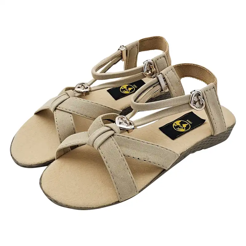 صندل زنانه سیی مدل رومی یونانی کد 2120.1