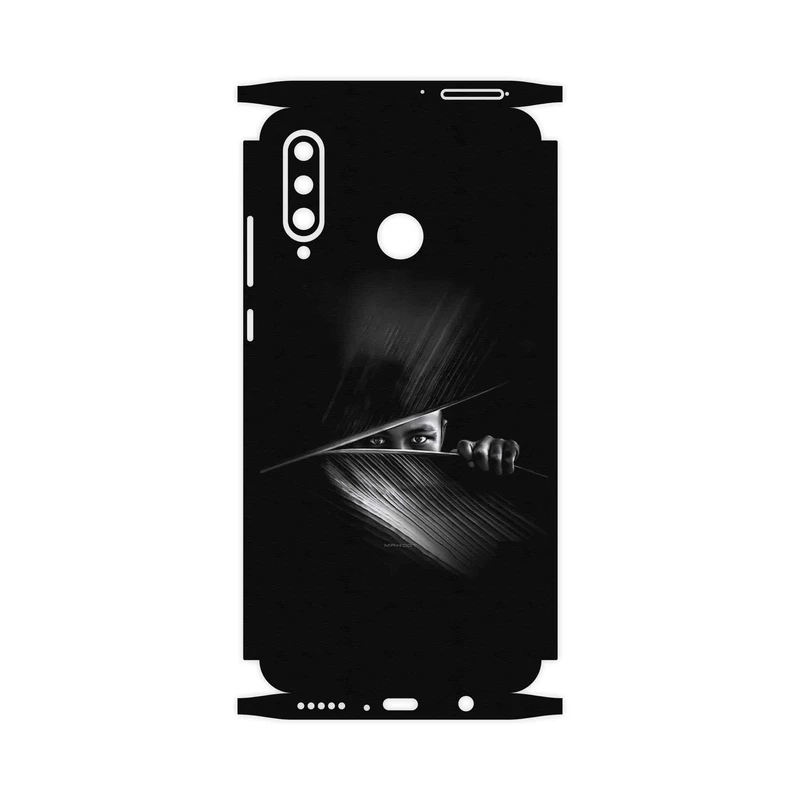 برچسب پوششی ماهوت مدل Black Portrait-FullSkin مناسب برای گوشی موبایل هوآوی P30 Lite (24 MP Camera)