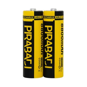 باتری لیتیوم یون قابل شارژ پیرابادی مدل 18650 کد 3.7V ظرفیت 8800 میلی آمپر ساعت