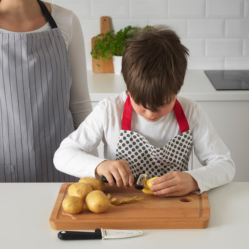 چاقو آشپزخانه ایکیا مدل TABBERAS به همراه پوست کن