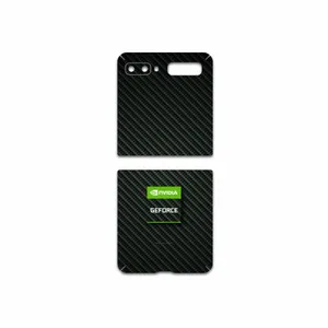 MAHOOT Nvidia-Brand Cover Sticker for Samsung Galaxy Z Flip
