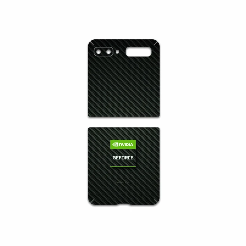 برچسب پوششی ماهوت مدل Nvidia-Brand مناسب برای گوشی موبایل سامسونگ Galaxy Z Flip