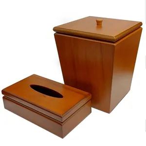 ست سطل و جا دستمالی مدل oak کد 10