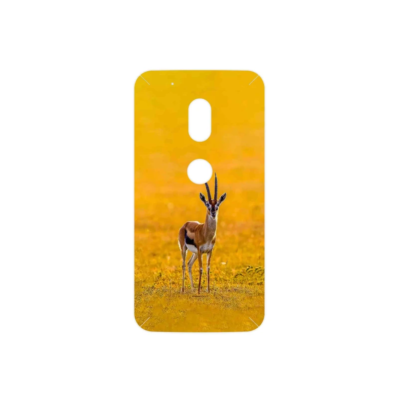 برچسب پوششی ماهوت مدل Gazelle مناسب برای گوشی موبایل موتورولا Moto G4 Play