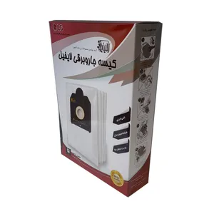 پاکت جاروبرقی لایفیل کد 402 بسته 5 عددی مناسب برای جاروبرقی ال جی