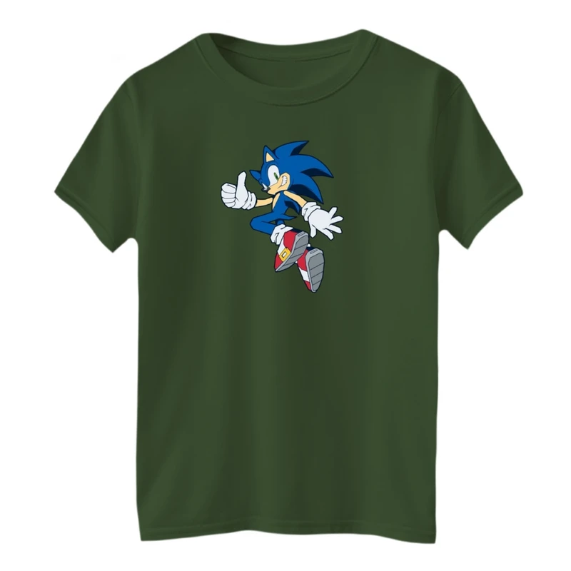 تی شرت آستین کوتاه بچگانه مدل سونیک کد 04