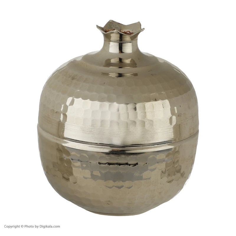 عکس شماره 4 : قندان مسی مس زنجان مدل انار کد 009