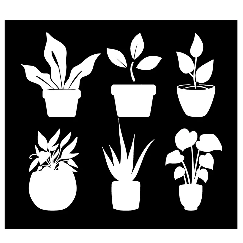  شابلون باتیس آرت طرح گل کد 50-373