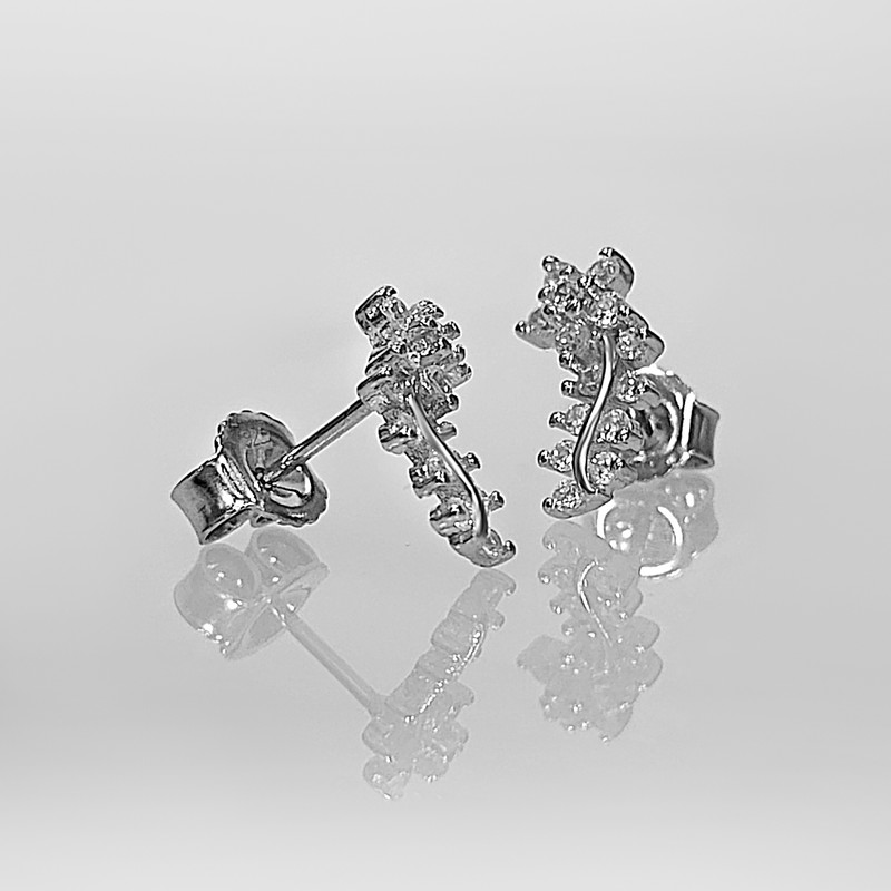 گوشواره نقره زنانه اقلیمه کد EN413