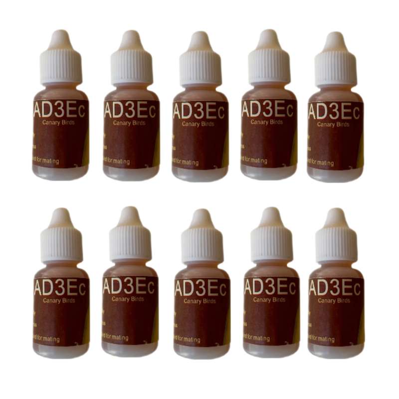 قطره ویتامین پرندگان کد 5 حجم 5 میلی لیتر مجموعه 10 عددی