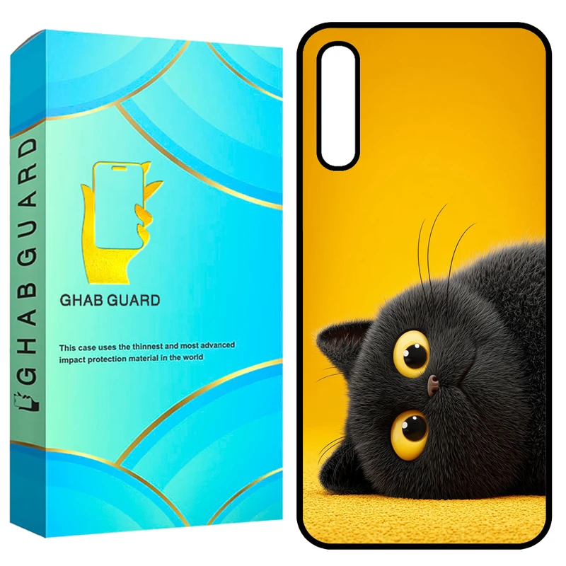 کاور قاب گارد طرح گربه مدل GCHPA50 مناسب برای گوشی موبایل سامسونگ Galaxy A50 / A50s / A30s