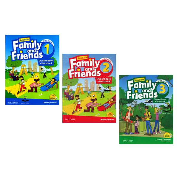 کتاب American Family And Friends Second Edition اثر Tamzin Thompson and Naomi Simmons انتشارات آرماندیس جلد 1 تا 3
