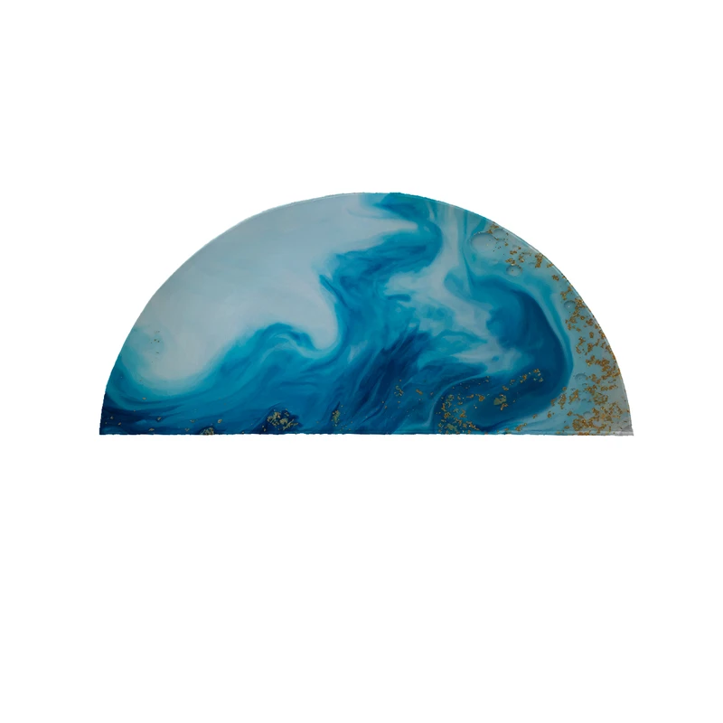 پادری مدل نیم دایره طرح سنگ کد 8508 سایز 90×45 سانتی متر