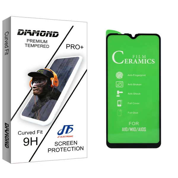 محافظ صفحه نمایش جی اف مدل Diamond glass مناسب برای گوشی موبایل سامسونگ Galaxy A10