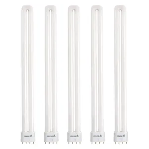 لامپ کم مصرف 36 وات دلتا مدل اف پی ال پایه 2G11 بسته 5 عددی