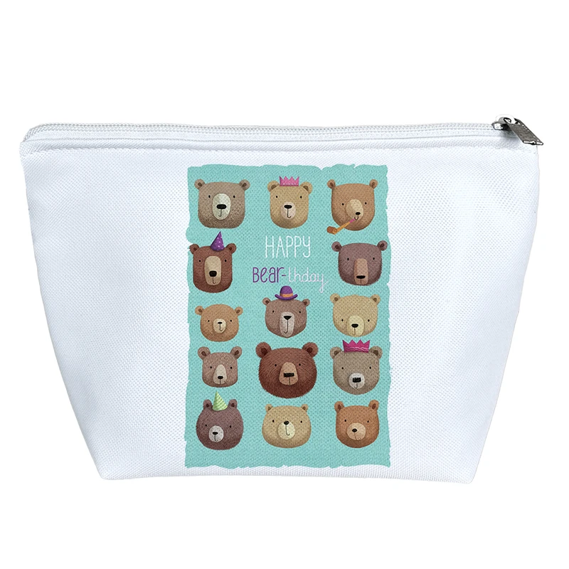 کیف لوازم آرایش دخترانه خندالو مدل خرس کد H1139