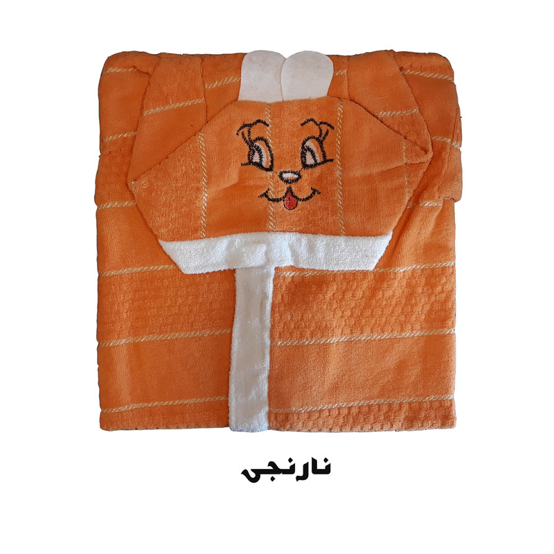حوله پالتویی کودک مدل خرگوشی سایز 70