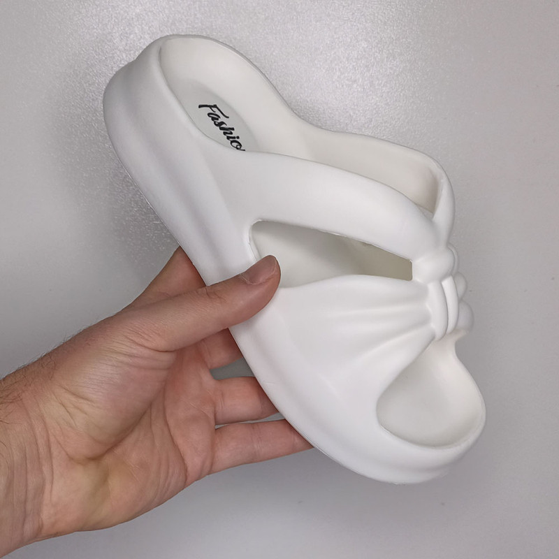 دمپایی زنانه پاپا مدل هاله کد 1637-WH WH