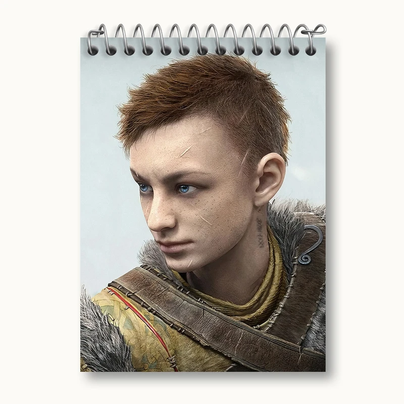 دفتر یادداشت 50 برگ خندالو مدل اتریوس گاد آف وار کد 30399