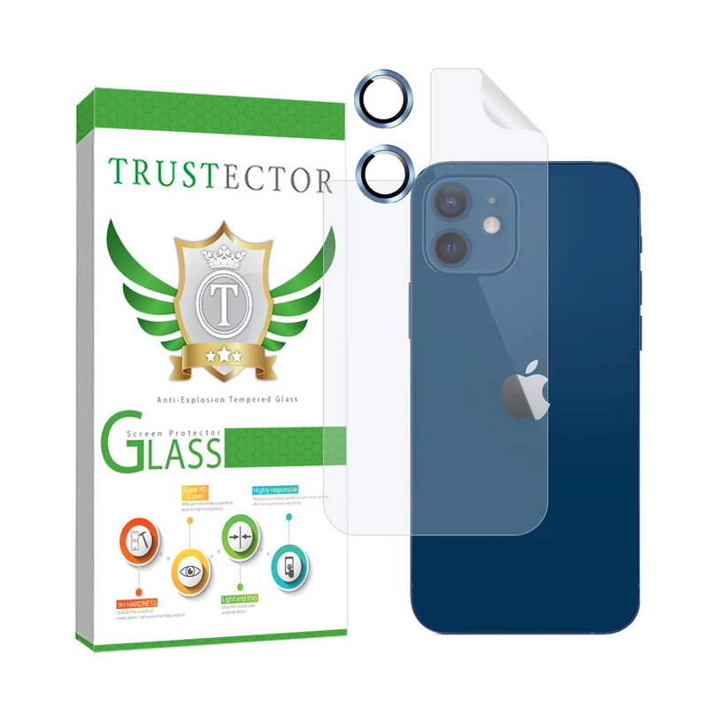 محافظ پشت گوشی تراستکتور مدل MTBRINGT مناسب برای گوشی موبایل اپل iPhone 12 mini به همراه محافظ لنز
