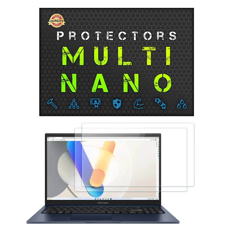 محافظ صفحه نمایش شفاف مولتی نانو مدل X-S2N مناسب برای لپ تاپ ایسوس VivoBook 15 F1504VA 15.6 Inch 2023 بسته دو عددی