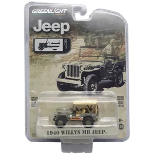 ماکت ماشین گرین‌لایت مدل 1940 WILLYS MB JEEP