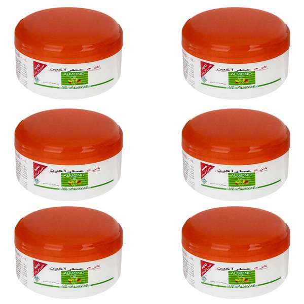کرم نرم کننده عطرآگین مدل بادام حجم  200 میلی لیتر مجموعه 6 عددی
