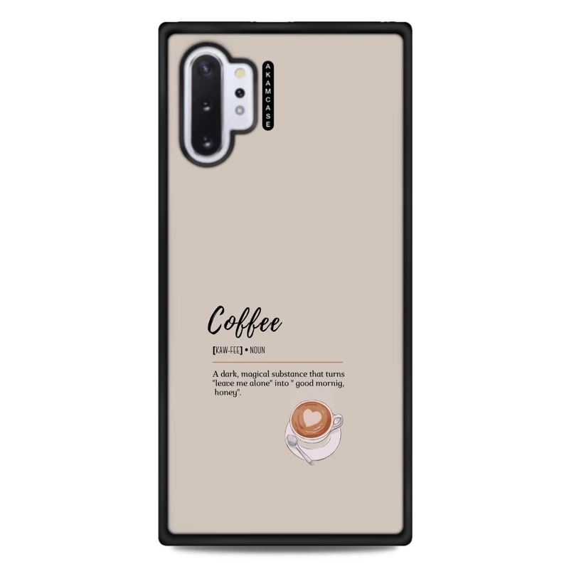 کاور آکام مدل AMC-WSGN10P-COFFEE-16 مناسب برای گوشی موبایل سامسونگ Galaxy Note 10 Plus