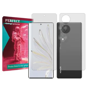 Perfect Tough model transparent screen protector suitable for Honor 90 mobile phone along with the back of the phone protector