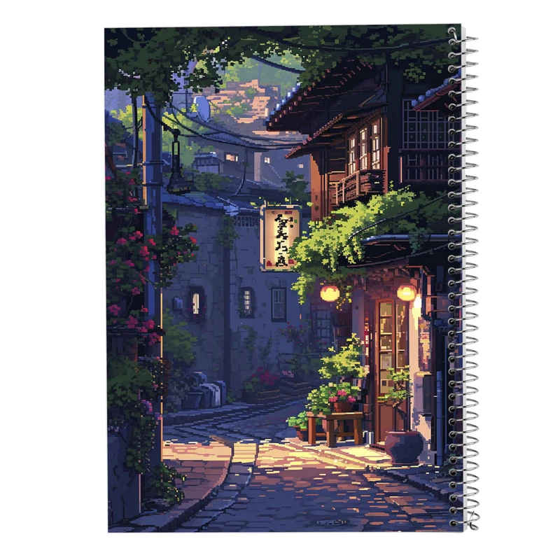 دفتر مشق 50 برگ مدوپد مدل طبیعت کد DF15359