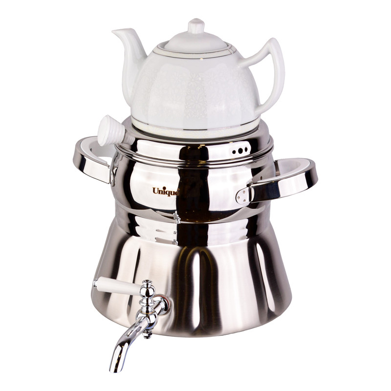 ست کتری قوری یونیک کد 7234 گنجایش کتری 5  لیتر گنجایش قوری 1 لیتر