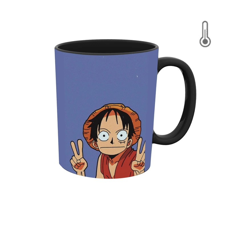 ماگ حرارتی طرح انیمه وان پیس لوفی 