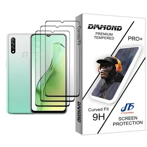 JF Diamond Glass MIX003 Screen Protector For Oppo A31 Pack Of 3
