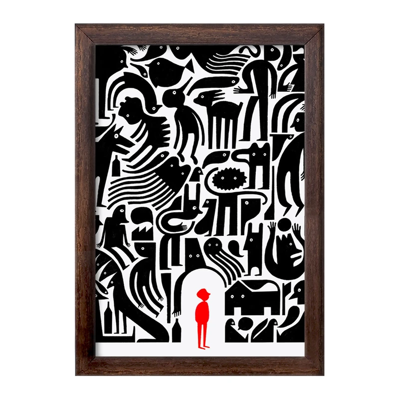 تابلو خندالو طرح فانتزی کد F175