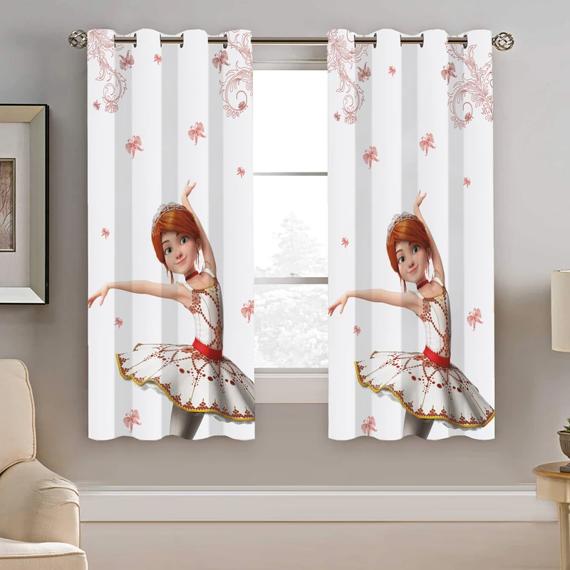 پرده نیروانا طرح رقص کودک مدل هازان کد 8387 سایز 140×200 سانتی متر