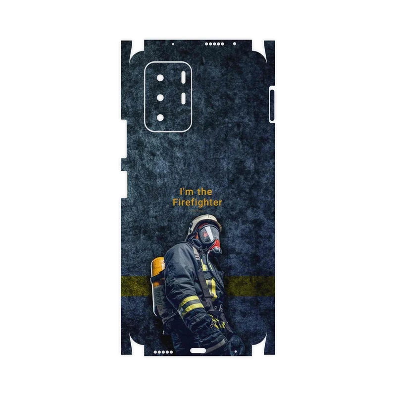 برچسب پوششی ماهوت مدل Firefighter-FullSkin مناسب برای گوشی موبایل شیائومی Poco X3 GT 5G