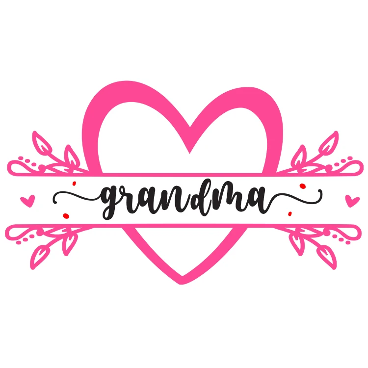 استیکر پارچه و لباس پاد آفرین مدل مادربزرگ کد DKST409