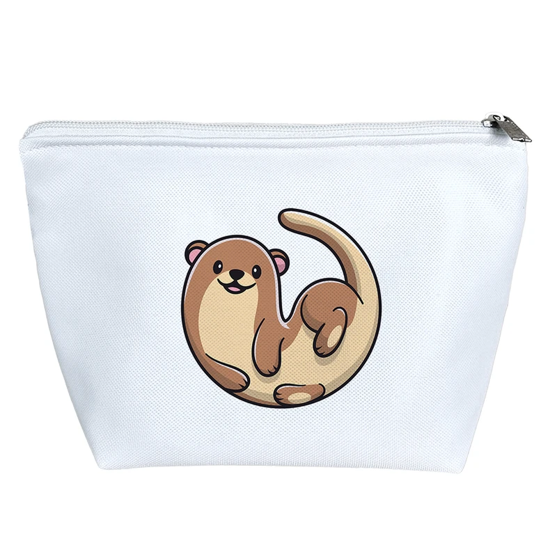 کیف لوازم آرایش دخترانه خندالو مدل حیوانات سمور کد 3210