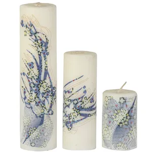 شمع طرح مشق کد 363022 بسته سه عددی